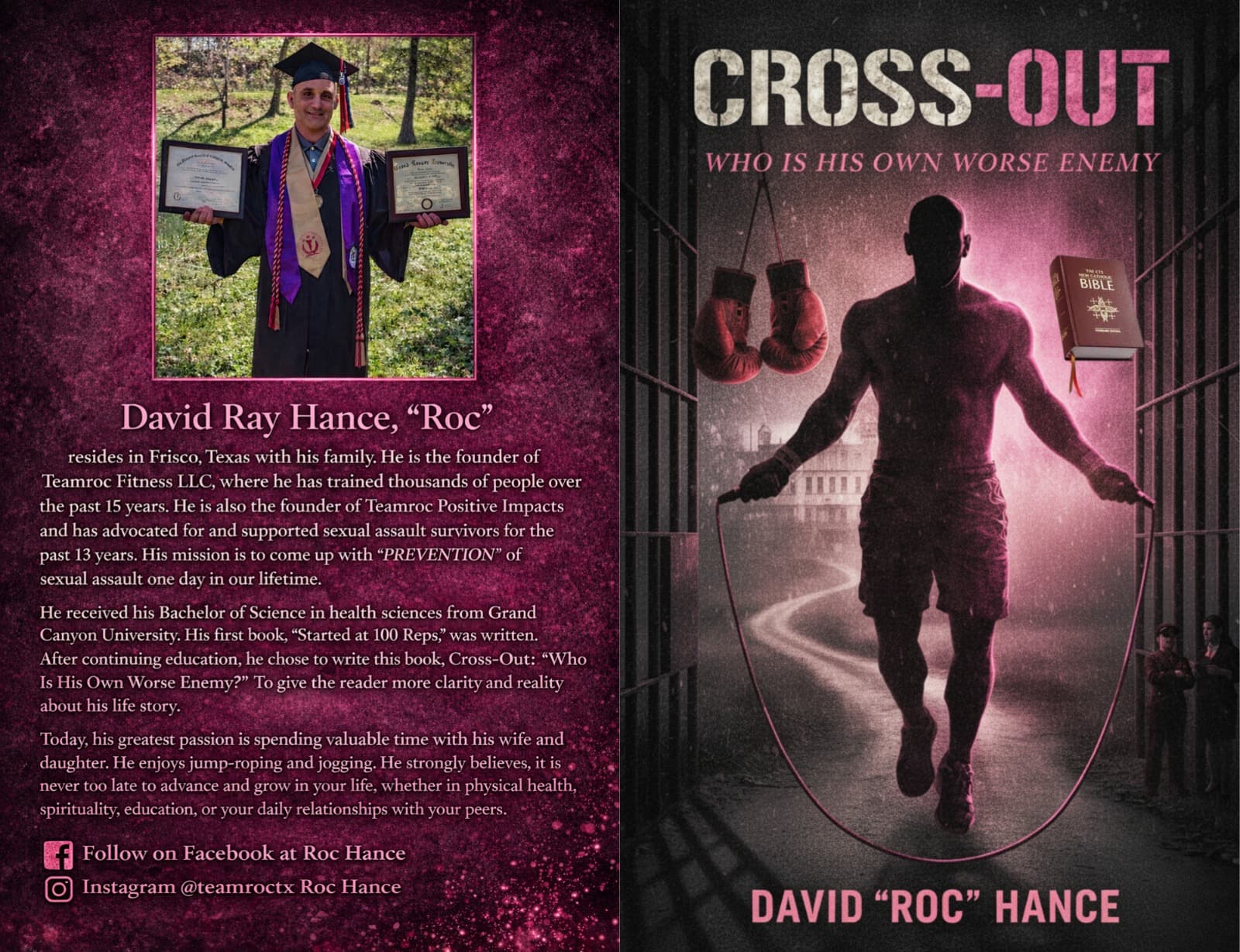 Cross-Out: Who Is His Own Worse Enemy by David “Roc” Hance, published by Blaze Publishers